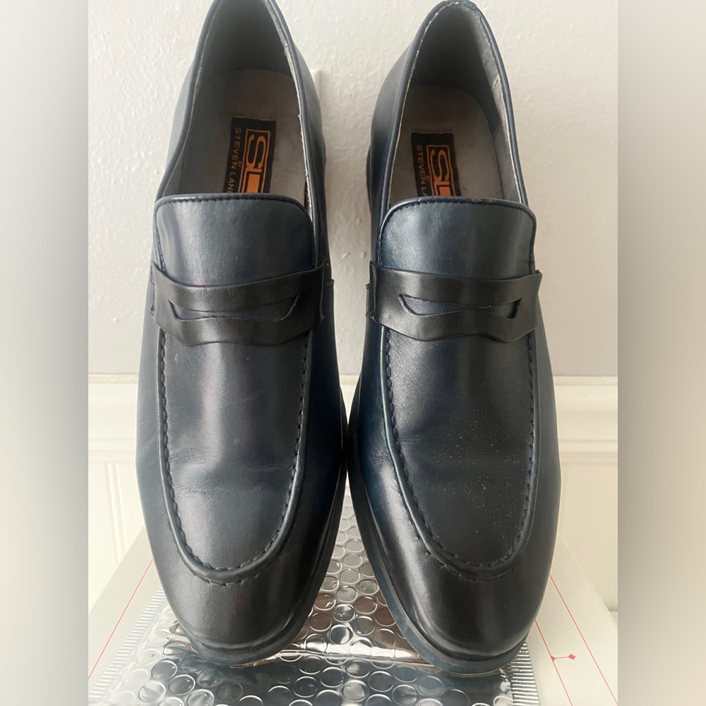 SL BY STEVEN LAND  Men's Blue Loafers